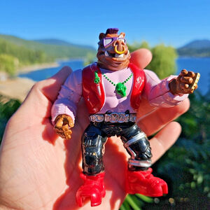 1992 Teenage Mutant Ninja Turtles Mutatin Bebop Figure Vintage TMNT Hog